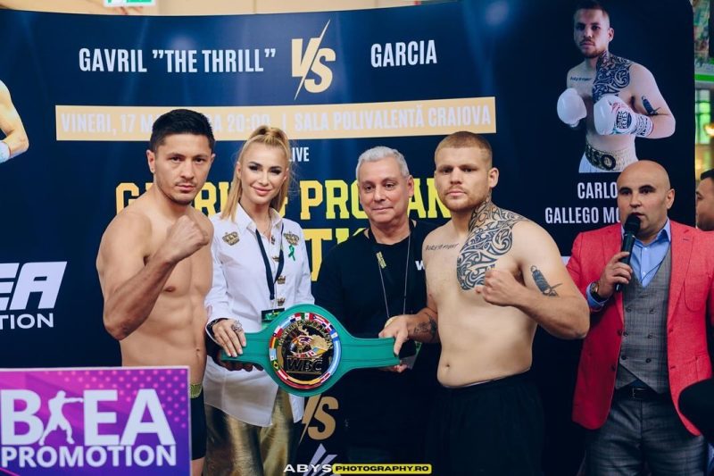 Ronald Gavril câștigă centura WBC Latino în gala de box de la Craiova – performanță majoră pentru boxul profesionist românesc.